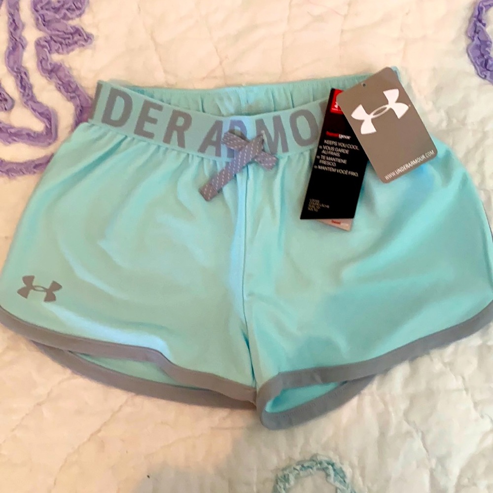 Under Armour teal shorts